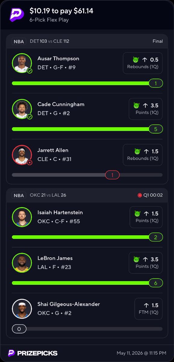 elevatepicks_'s tweet photo. PrizePicks MLB 18X Payout Demon 😈⚾️

$10—> $450 ⏳

4/4 ✅ = $100 Giveaway! 🆓💰

Like, Repost, Follow to Enter! 🐐 #prizepicks https://t.co/ExrUg8V59z