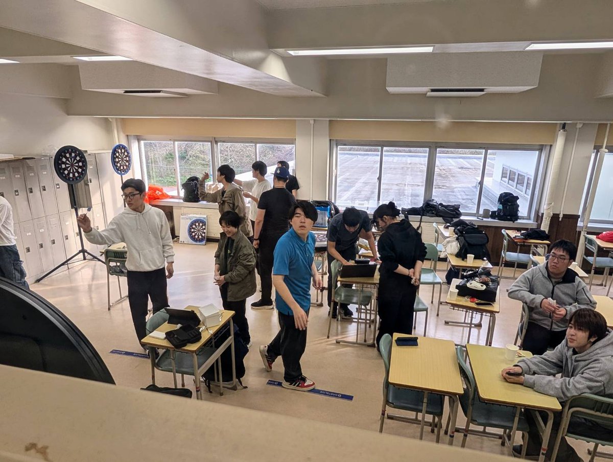 釧路高専ダーツ同好会 tweet media