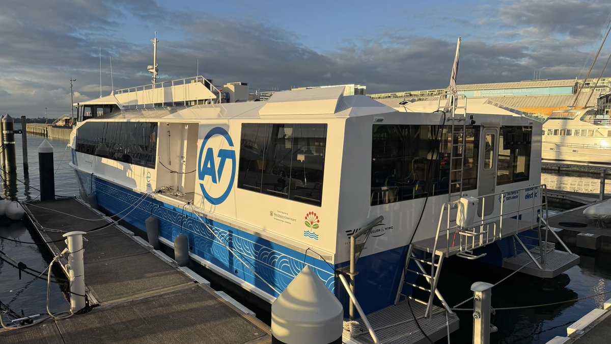 TheGradyConnell's tweet photo. Hey @AklTransport I would love to take a look around inside the new electric ferries for @NZTransitBuzz. Please 🙏 https://t.co/th4t6dXR3k
