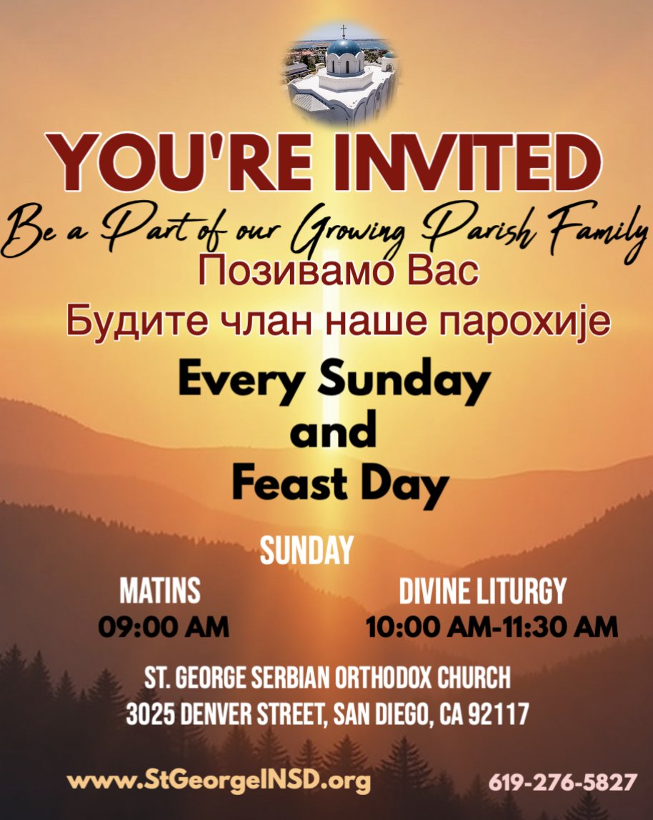 FrBratso's tweet photo. E-news letter from St. George's, San Diego, CA - https://t.co/8hjjikK3nn https://t.co/buCXOb7Zt5