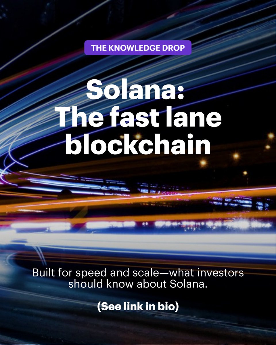 etrade's tweet photo. Solana has become one of the most talked-about blockchain networks beyond Bitcoin and Ethereum due to its speed and scale. Read more about how it works and why it matters for investors at https://t.co/HLtxuPrCcv.

Buying, selling, and transacting in Bitcoin, Ethereum or other digital assets (“Digital Assets”), and related funds and products, is highly speculative and may result in a loss of the entire investment.