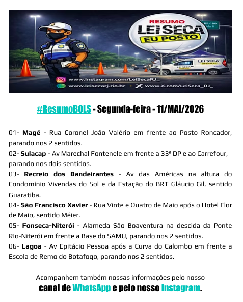 Se Liga no Trânsito RJ tweet media