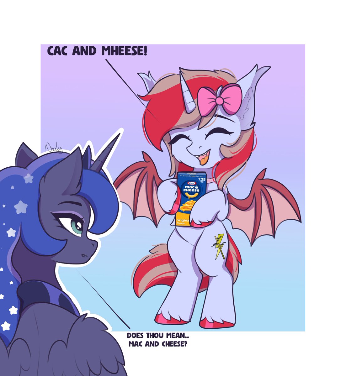🎀Lil'Cinnamon/Bow unibat/irl mare RAFFLE PINNED! tweet media