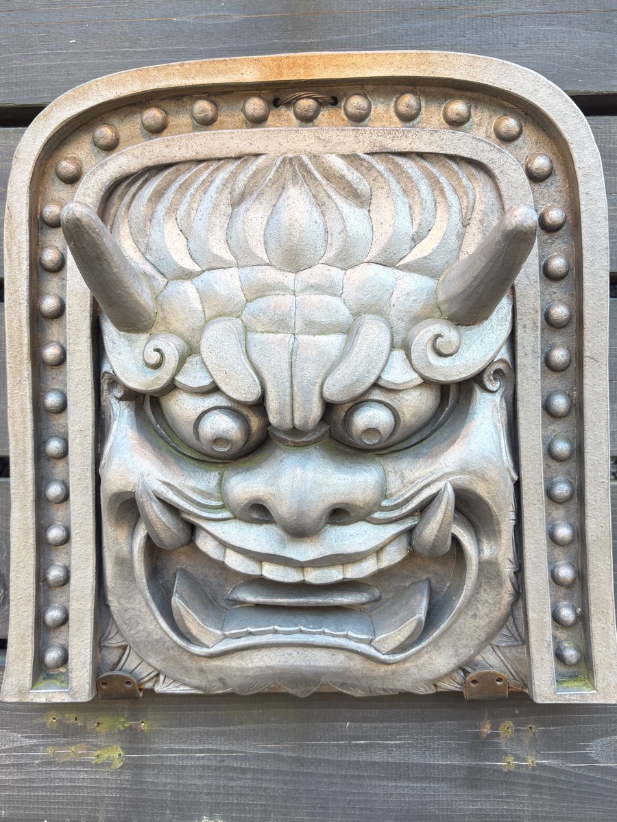 おはおは火曜日！  鬼瓦 👹// 魔除けや家の守り神としての役割を持ち