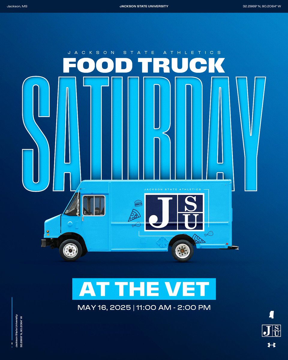GoJSUTigers's tweet photo. Tiger fans🗣️ The stadium ticket office will be open this Saturday from 11 am until 2 pm for Food Truck Saturday✨ Come out and meet the @gojsutigersfb coaching staff, purchase your season tickets, and enter our exciting raffle! See you there💙🤍 https://t.co/Ndohk336EX