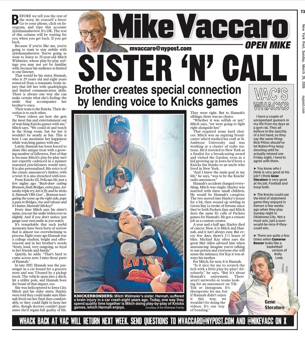 Mike Vaccaro tweet media