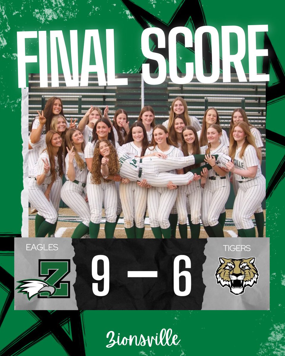ZCHSSoftball's tweet photo. Eagles with the senior night win! @NatalieHester77 went 3 for 4 with two doubles and a single and  @Tess_Bradford27, @PaitonRogers15, and @KateSkura2027 each went 2 for 3! https://t.co/4LboKVxIxf