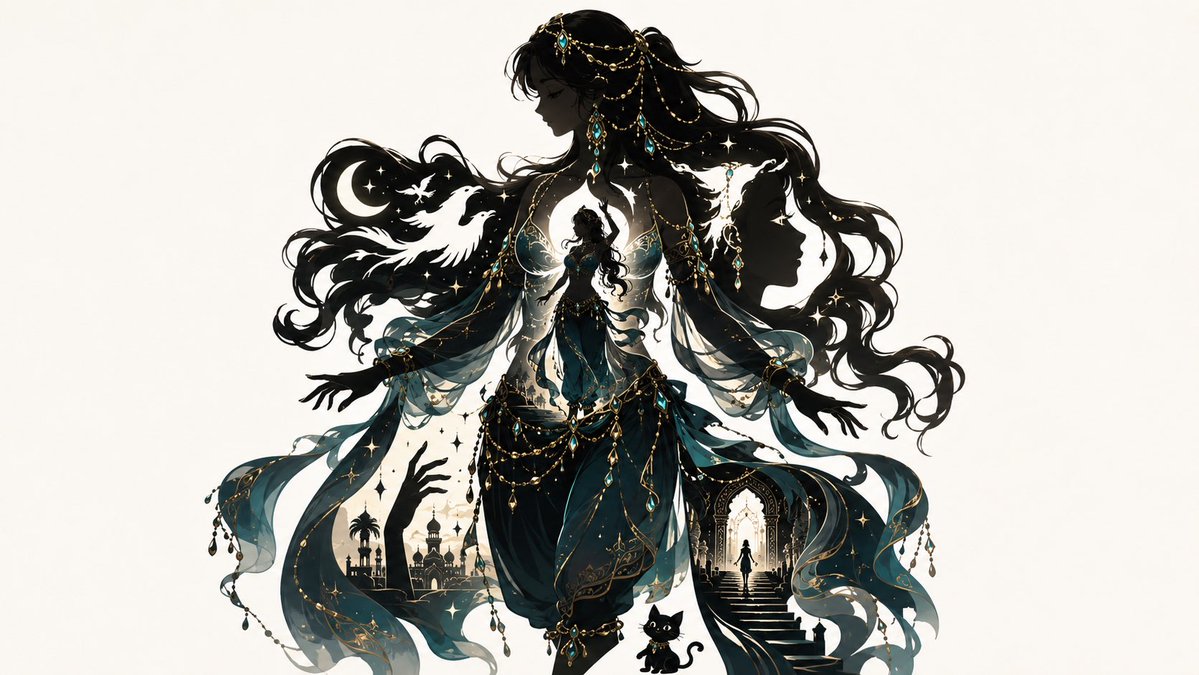 キャラ画像＋上記プロンプトだけもパターン色々変わりますよ✨ ・黒瀬