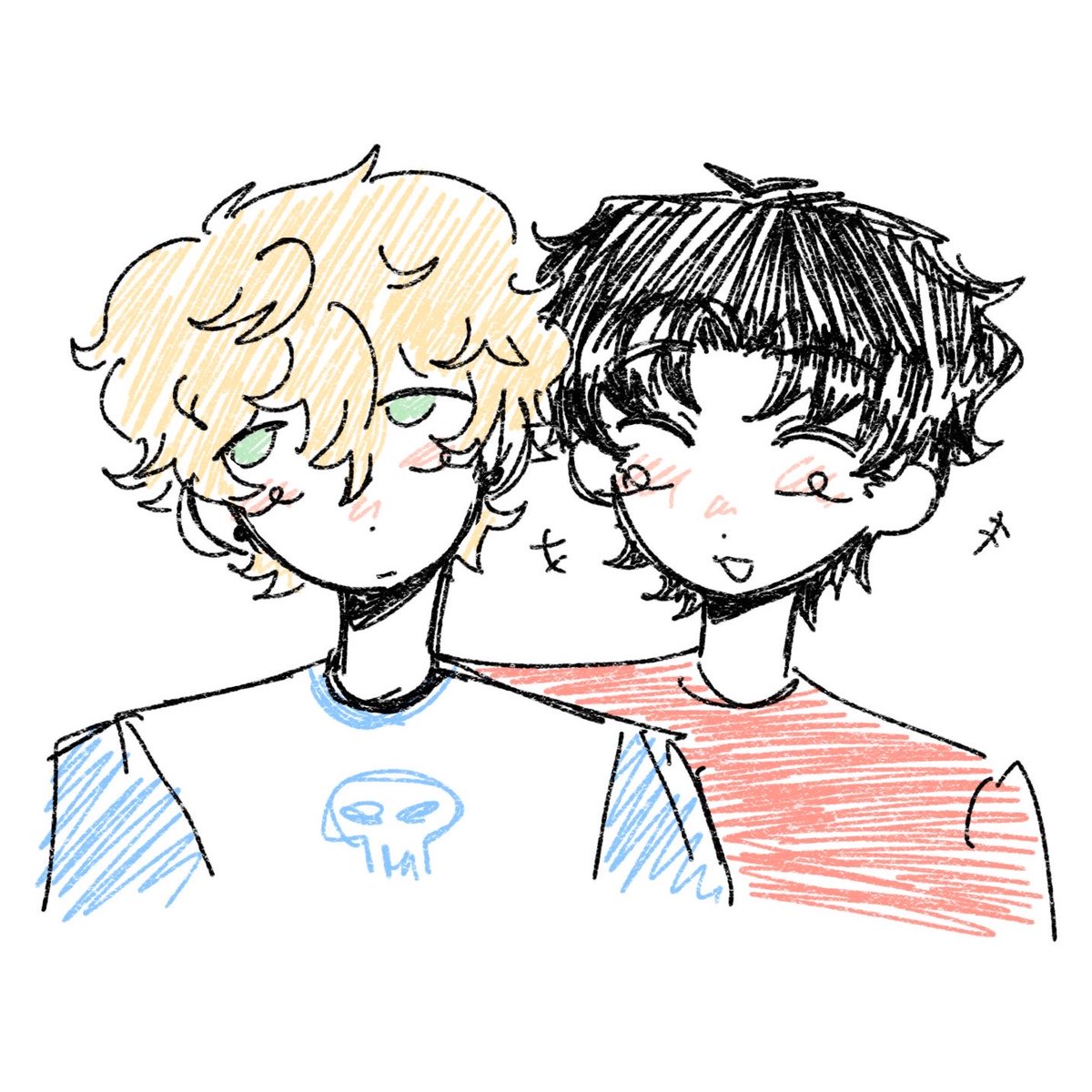they’re in love i promise i just draw bernard this way #timbern