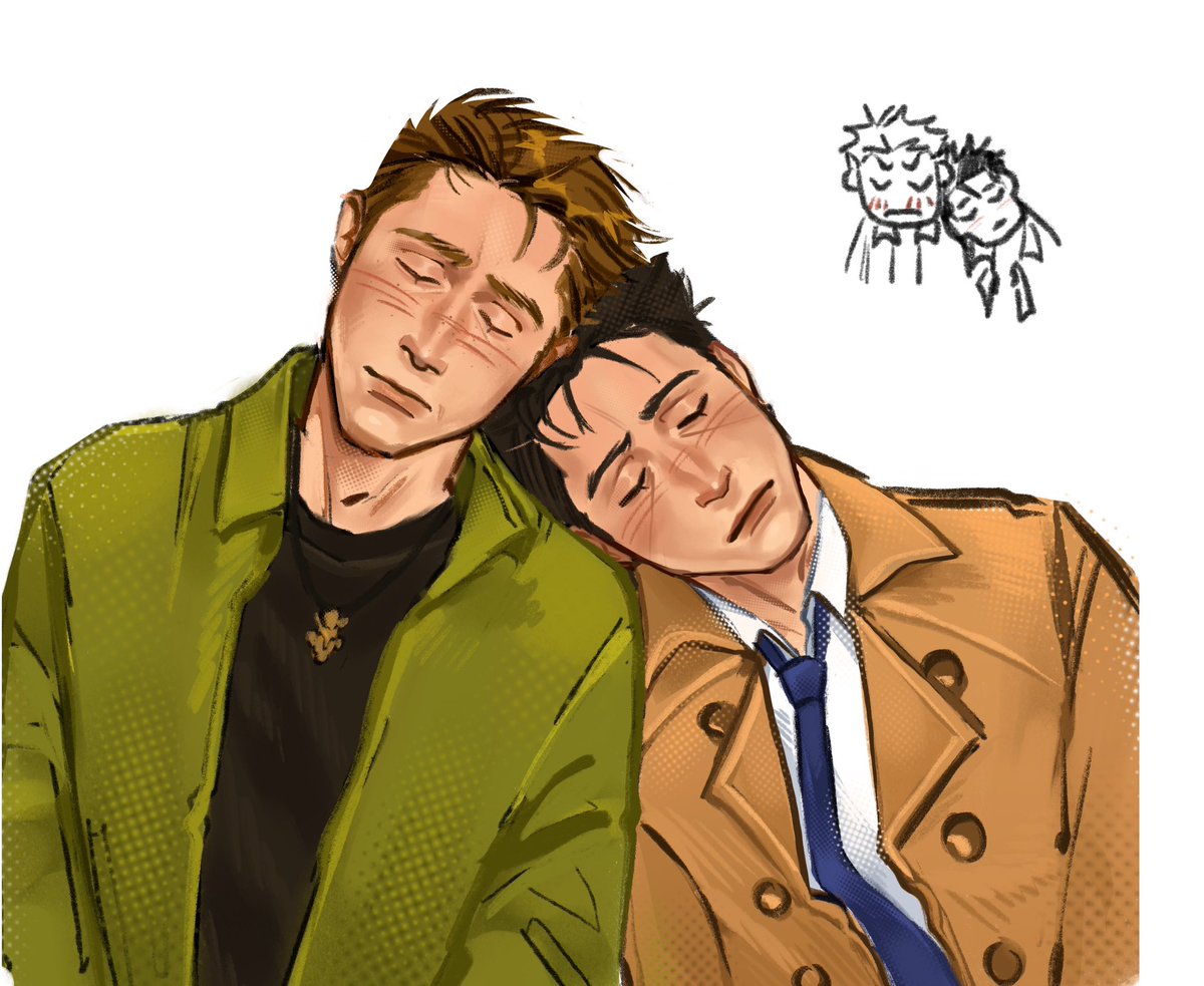 😴😴
#destiel #supernatural #fanart #spn