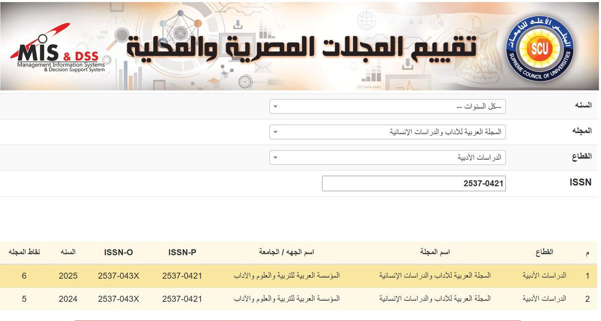 aiesaorg's tweet photo. صدر العدد ( 39 ) من المجلد العاشر في ابريل 2026 المجلة العربية للآداب والدراسات الانسانية 
🛎️للنشر في العدد القادم .. 
*search.aiesa@gmail.com
☎️️ للاستفسار:   00201156939552
📚 جميع بحوث العدد كاملة على رابط المجلة : 

https://t.co/92QN2yE1Po https://t.co/wM3UMttX9i