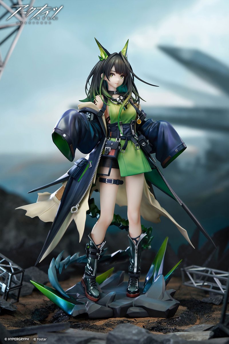 hobbylink's tweet photo. Mon3tr from Arknights is now a 1/7 figure thanks to APEX! Her build is full of small details, like the Originium etched into her shoulders and the gradation in her hair! 💚Pre order now💚
https://t.co/gjt6ys8ghW https://t.co/v0JbFNodH0