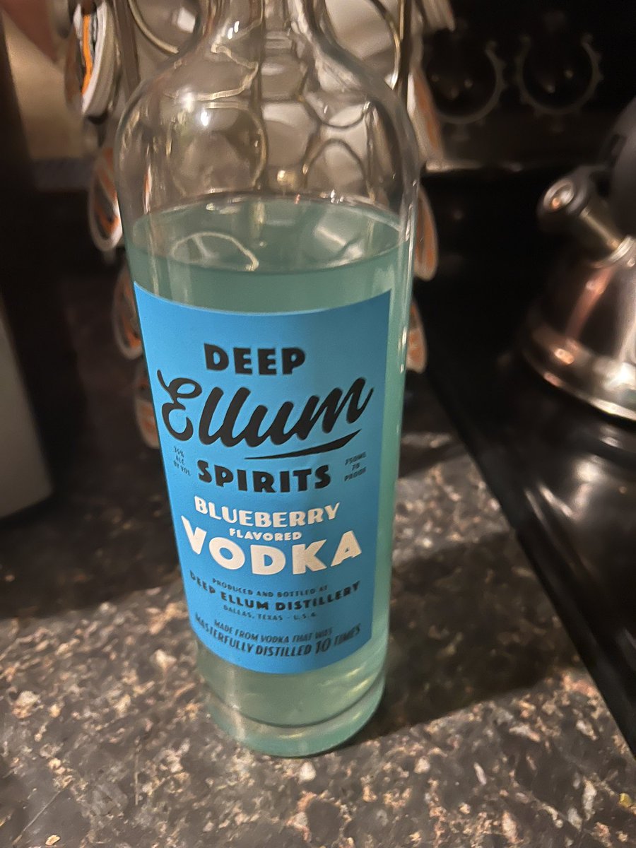Lenono910's tweet photo. @KeithMalinak @1638ErJ_Jr But is it Blueberry vodka?  This is the GOAT of vodka. https://t.co/MRIPPU6siF
