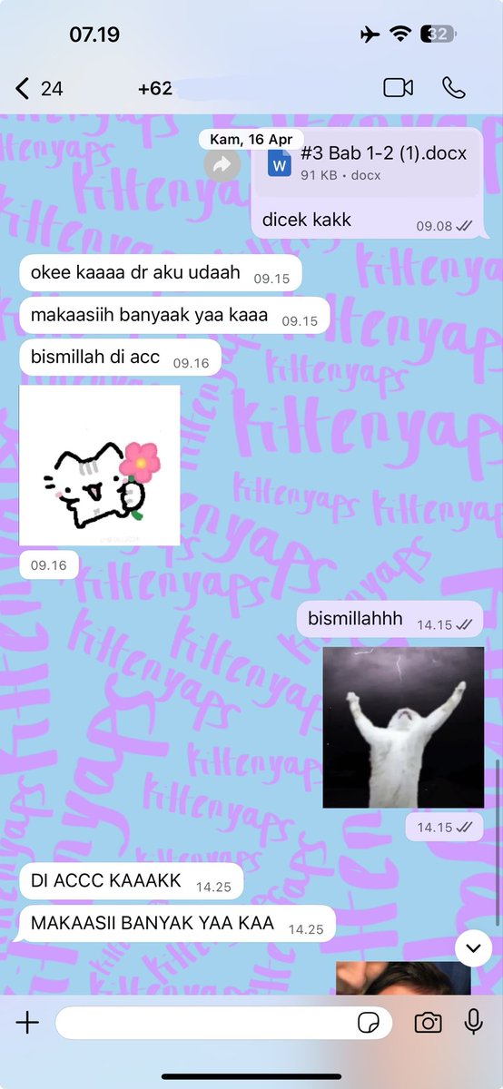 kittenyaps's tweet photo. @c
dah lama ga up testi. ini beberapa testi bulan april dan awal mei ini😔👍🏻
1: joki skripsi full 1-5 (ini after sempro, free ppt)
2: joki skripsi bab 2 (free revisi 2x)
3: joki metopen
4: joki makalah https://t.co/vZS7XPh8FU