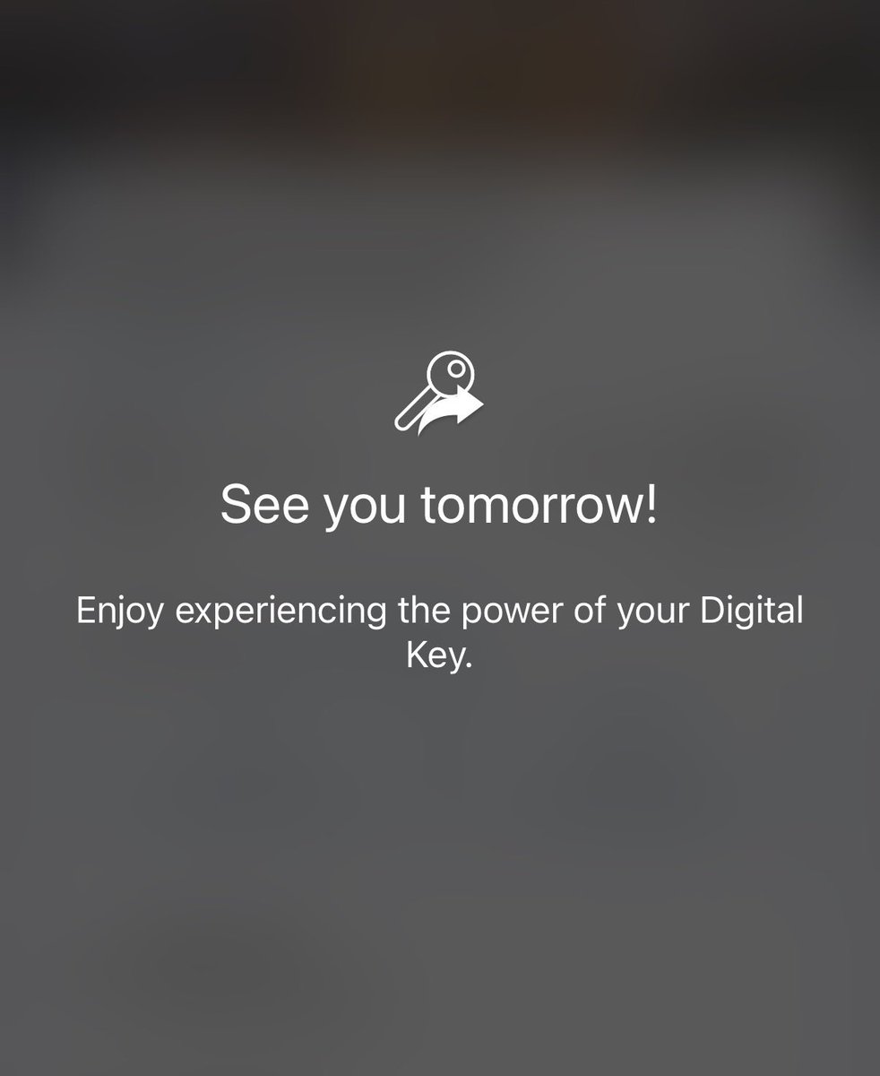 BWetherJohnson's tweet photo. Enjoy experiencing the power of your Digital Key. https://t.co/MFscFV0oTn