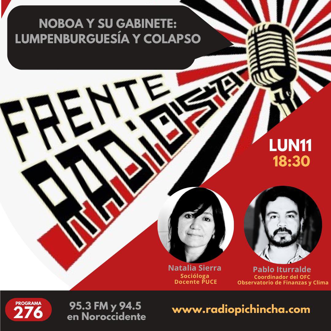 frenteradiosa's tweet photo. 📢 ¿Tenemos como presidente a un gánster al servicio de la reprimarización del Ecuador y alineado directamente con Miami?

Nos acompañaron @16urganda y @pabloiturralder con la conducción de @isabeldiazec por @radio_pichincha

Escúchanos 👉 https://t.co/DOalRUeUxp https://t.co/GZ4lIfF2kW