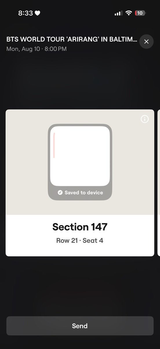 triviajoan's tweet photo. hi friends! i'm selling two BTS tickets. I won't be able to make to it to Baltimore for the show so I figured I'd give them to someone who would love them :) pls reply or dm me for more info! Please RT to spread the word! #BTS_ARİRANG https://t.co/AifvvnI8TA