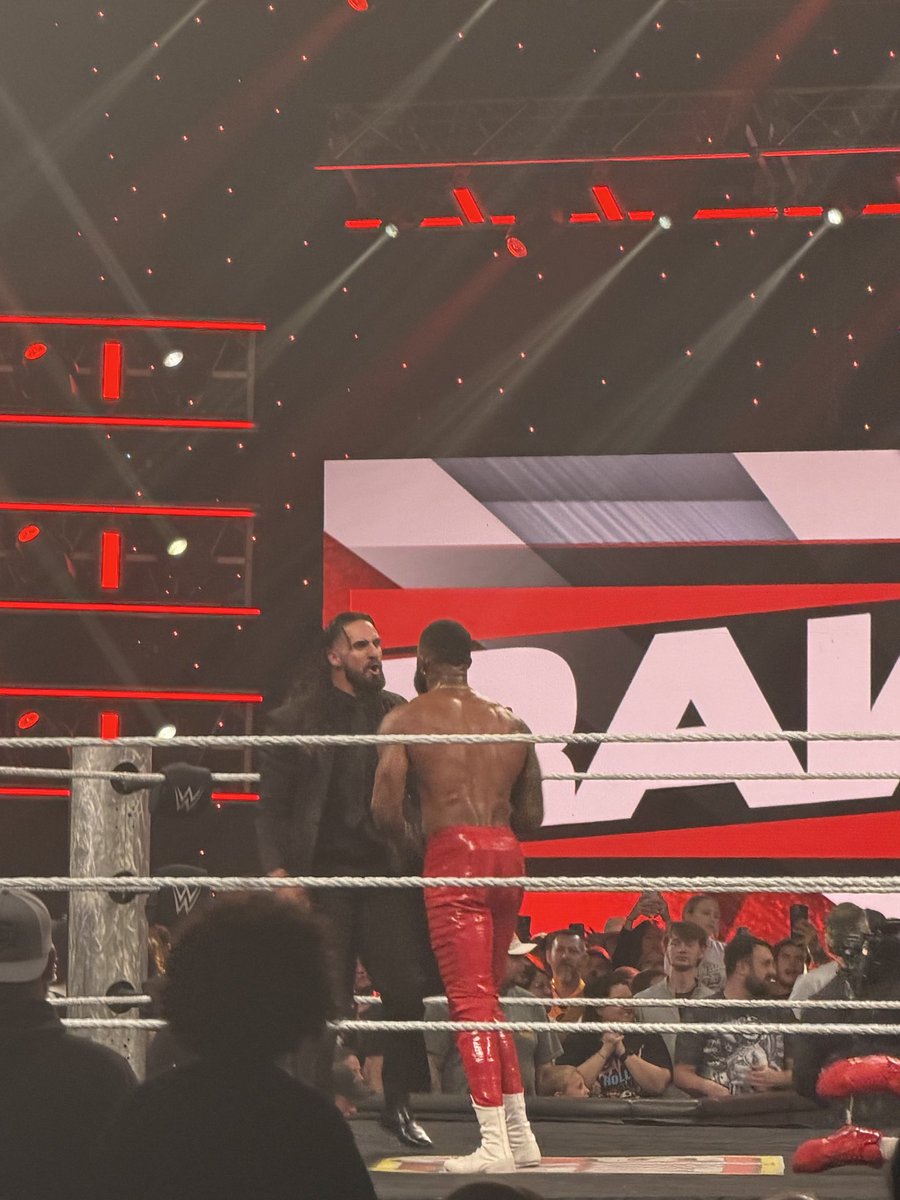 AlexisSchmidt97's tweet photo. One of the reasons I came was to see @WWERollins and my wish was granted #WWERaw 🤪 https://t.co/KkK7BIVV4z