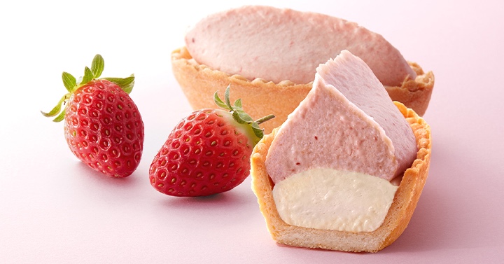 メンダコタルト♡苺 本日はいちごの日🍓 季節限定「本実堂タルト いちご」のご紹介です
