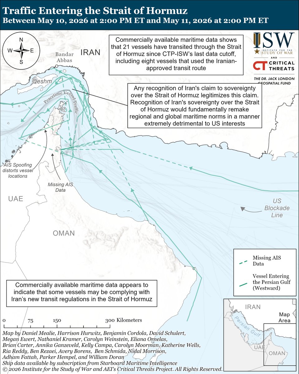 Institute for the Study of War tweet media