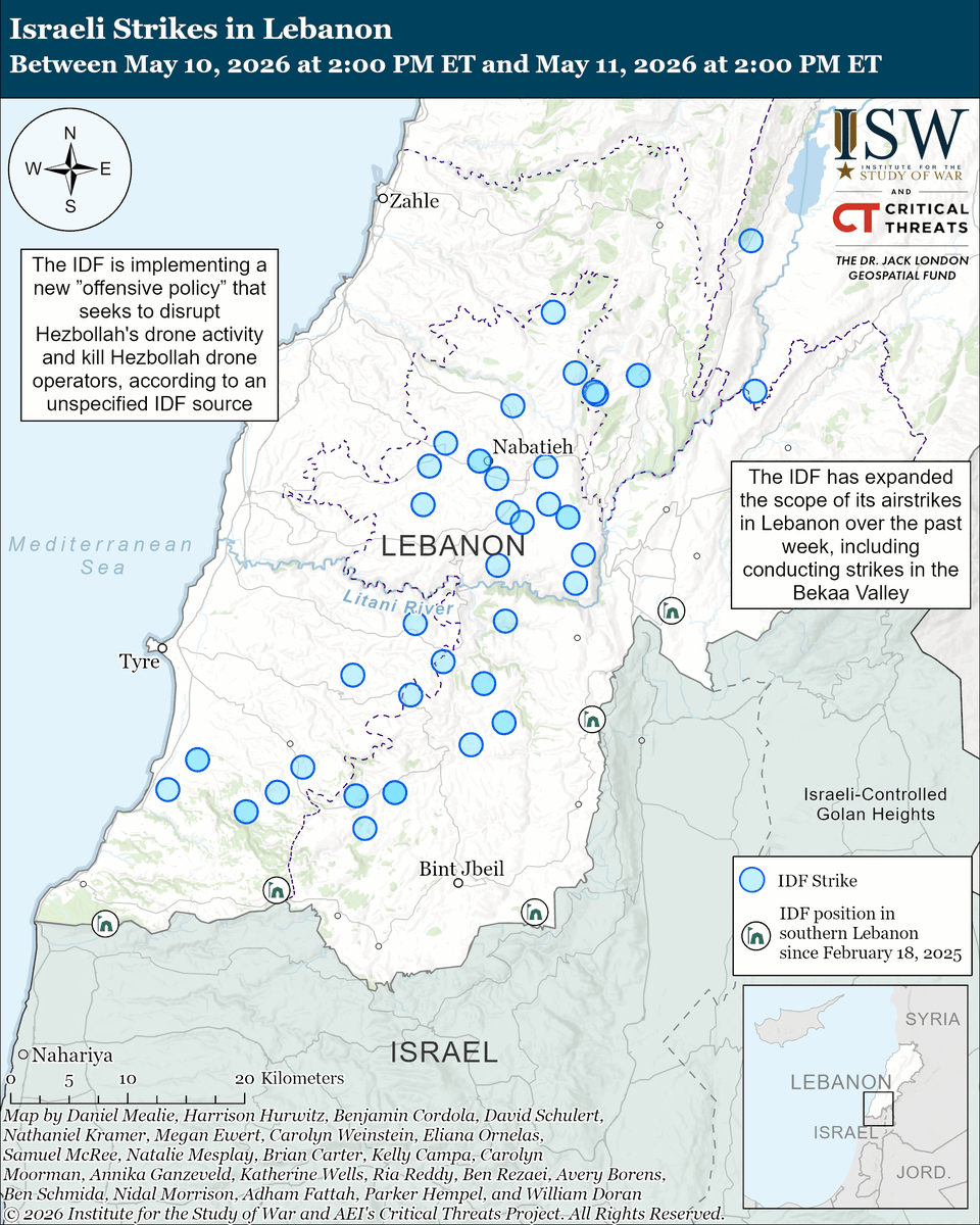 Institute for the Study of War tweet media