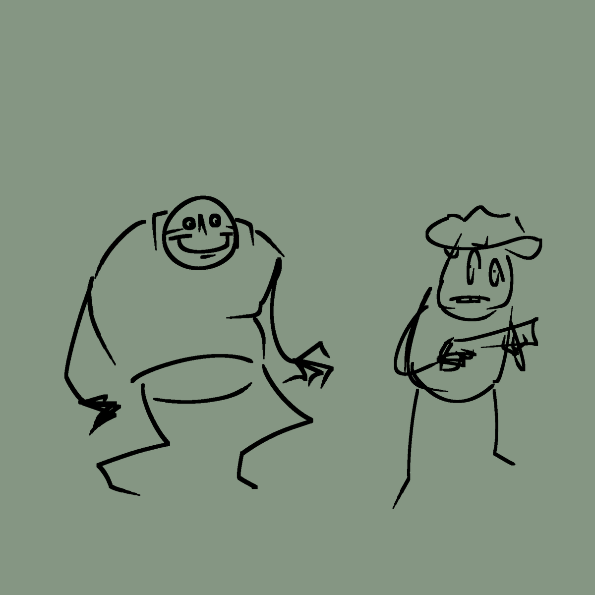 Thehatguyisreal's tweet photo. doodles :] 

#FRIENDINSIDEME #rust_010 #horrorbrew https://t.co/EApz8mGmZR