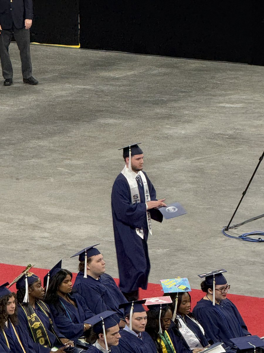 Ebbie24's tweet photo. Super proud of Luke on his graduation this weekend from PSU... B.S. in Criminal Justice and minor in Psych Science. Can't wait to see what the future holds for him! https://t.co/g8M3CqPPPl