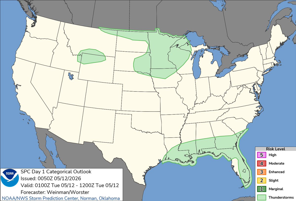 NWS Storm Prediction Center tweet media
