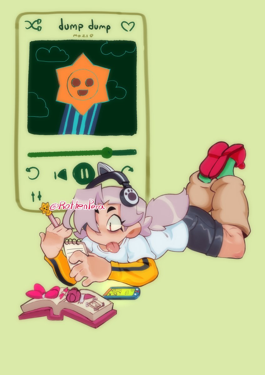 RottenPera's tweet photo. 🪩🎶 EVERYONE IS DUMB 🎶🪩

redraw y estudio de color estudiando el estilo de  @/sad_conito  deidad

#brawstars #brawlstarsArt https://t.co/Udd19HHb1b