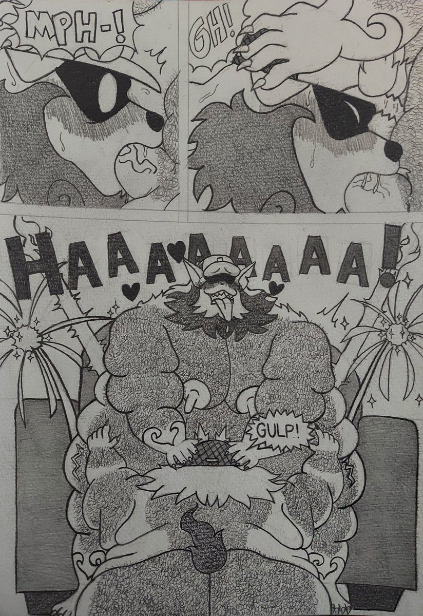 MelonBreadparty's tweet photo. Page 21 of "The Trucker Virus"

The faces I've done for this page were cute, and the over exaggerating of the explosion lol https://t.co/DAXGV1y8Mi