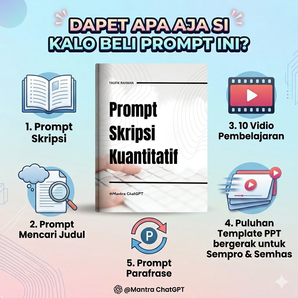 coretraut's tweet photo. Pagi, Selasa! Capek melototin angka SPSS? Pakai AI Prompt skripsi dan Tesis: nentuin variabel &amp; artikulasi data jadi sat-set. Semangat juara ala Persib buat cepat lulus! 🏆

​Klik: https://t.co/b6djqZl7Jm 🚀

#zonauang #jokitugas https://t.co/xG7LuegxUP