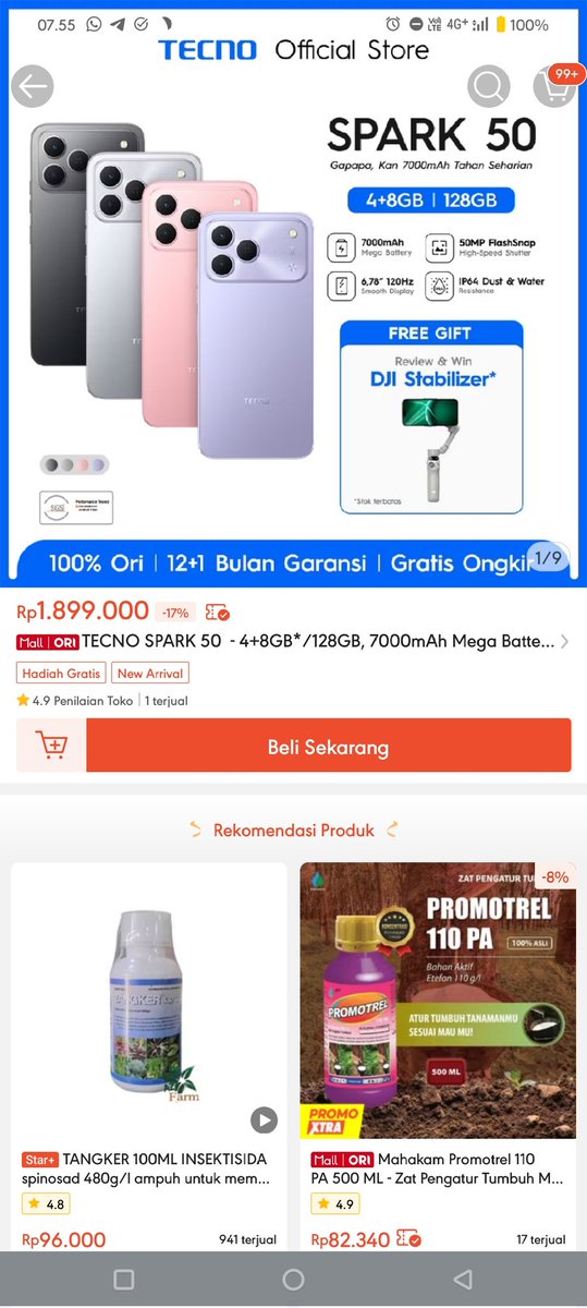 Ferdyzz_'s tweet photo. @ShopeeID buat kasih ke istri yang hpnya udah jadulll

 #TecnoSPARK50xShopee https://t.co/cqHOLOPekW