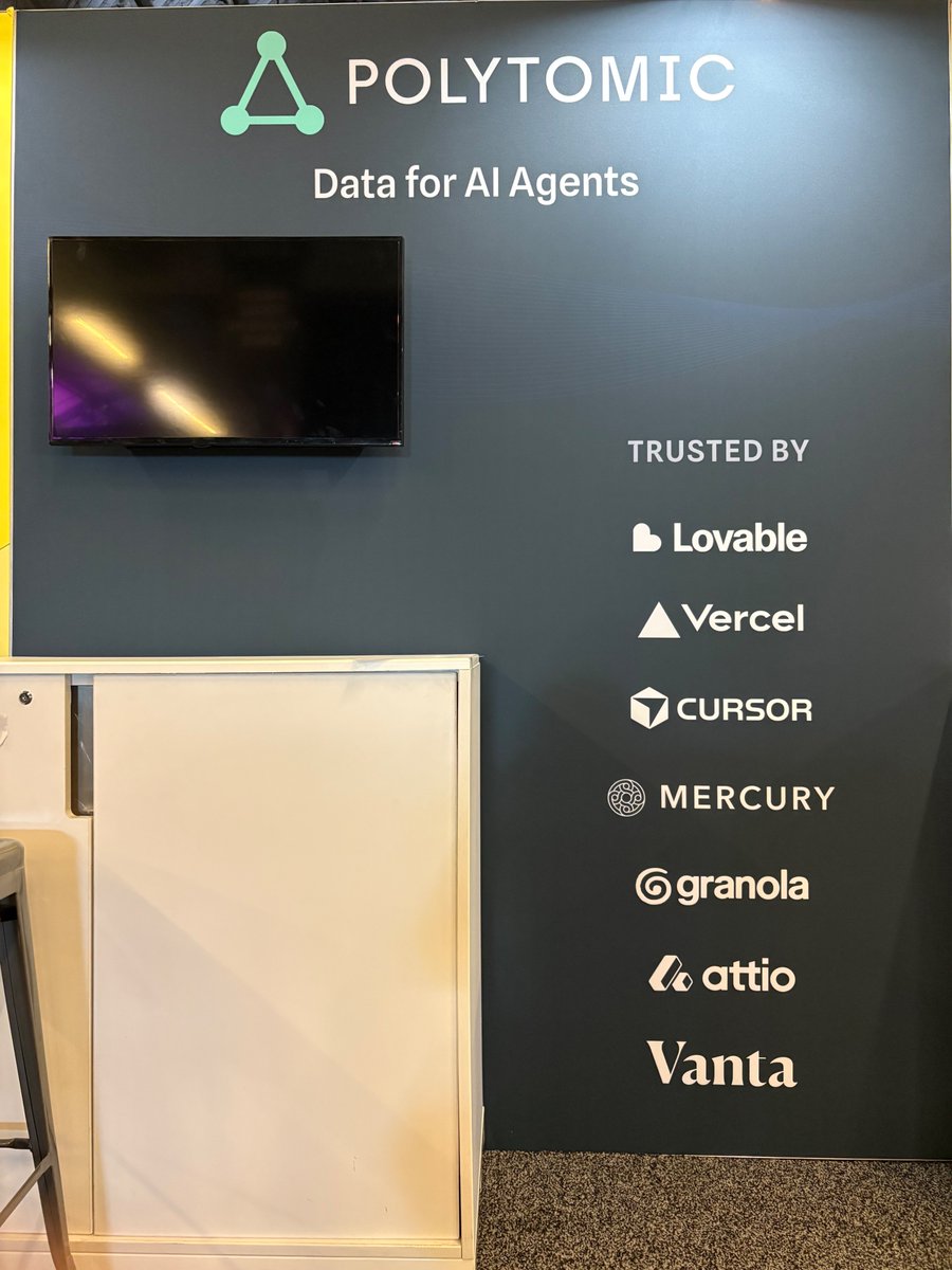 polytomic's tweet photo. Our @saastr 2026 booth is almost ready!

We'll be there Tuesday May 12 and Wednesday May 13.

Come by and say hi! We're at booth S011 in the East Hanger, right next to the social co-working area. https://t.co/wxcpbkoxwV