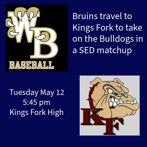 Western Branch High Baseball tweet media