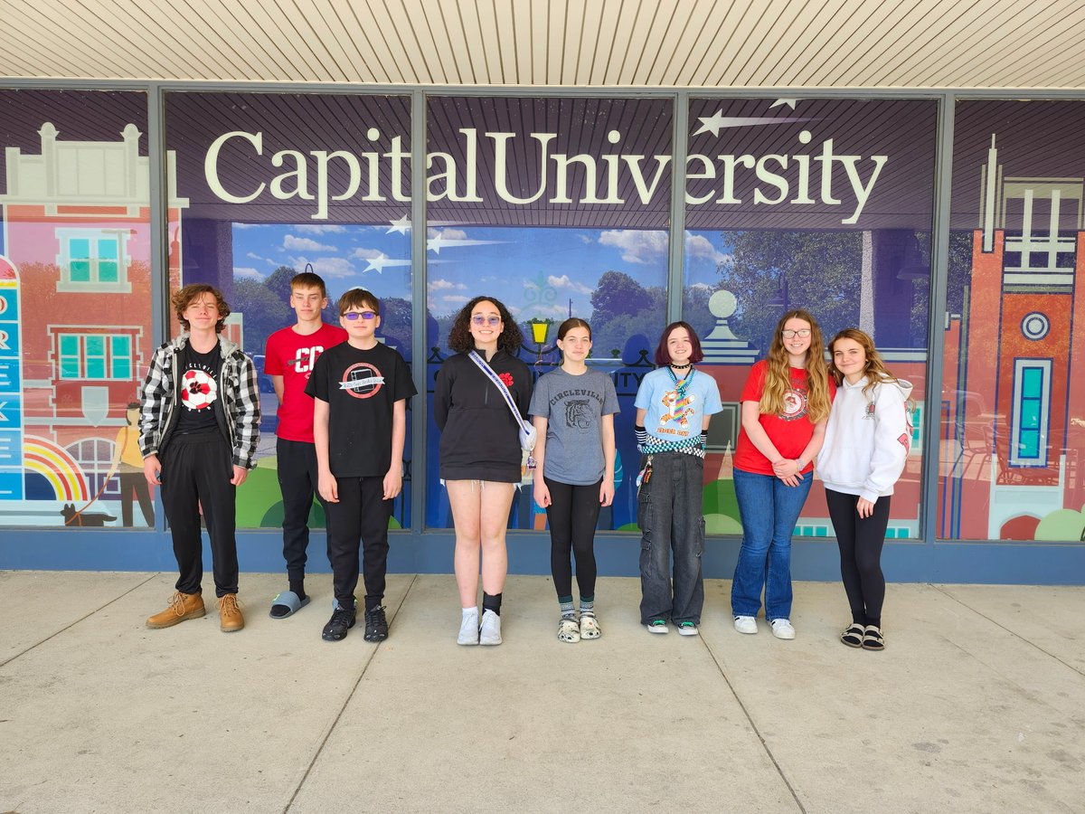 circlevillecms's tweet photo. 📚 CMS 7th and 8th grade Battle Over Books team competed at Capital University today 🎉Congrats to the 7th grade to qualifying for the second round!! https://t.co/H633WW50LM