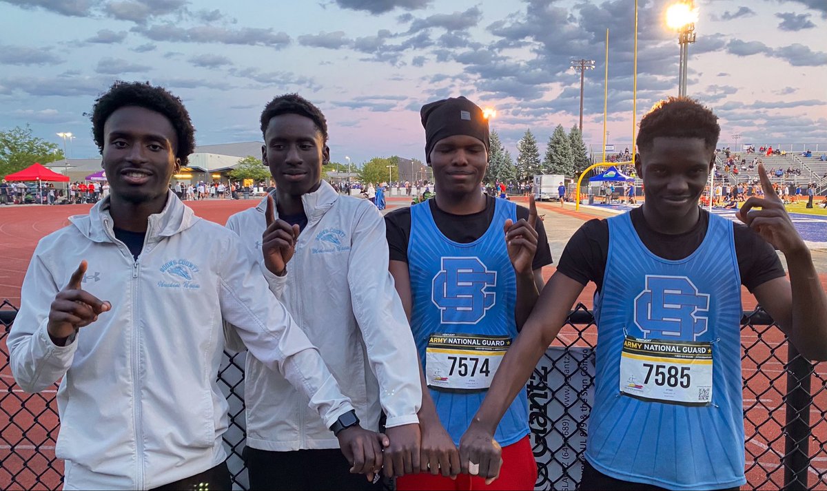 BooneCoRebels's tweet photo. #BoysTrack The 4x100 relay team of seniors Ibrahim Ngam & Mohamed Ngam, and sophomores Bryan Diakiese & Joel Mazala broke the school record with a time of 43.23 on their way to winning the event today at the @KHSAA Region 5 3A Championship at Scott High School. https://t.co/RZQ5lX3Tnx