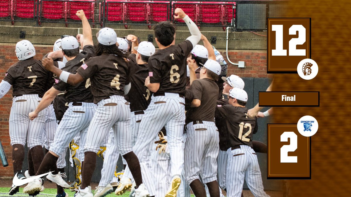 RBHS_Baseball's tweet photo. Spartans take Game 1! That makes it 15 wins on the season — tying the program record for most regular-season wins in the last 50 years! https://t.co/34T1iSARNG