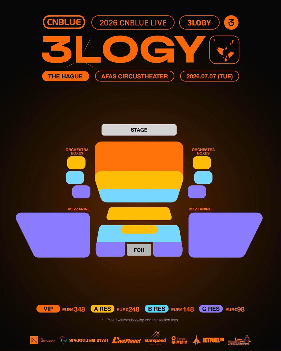 TICKETING SERVICES HTB☑️ 2026 CNBLUE LIVE WORLD TOUR “3LOGY” in