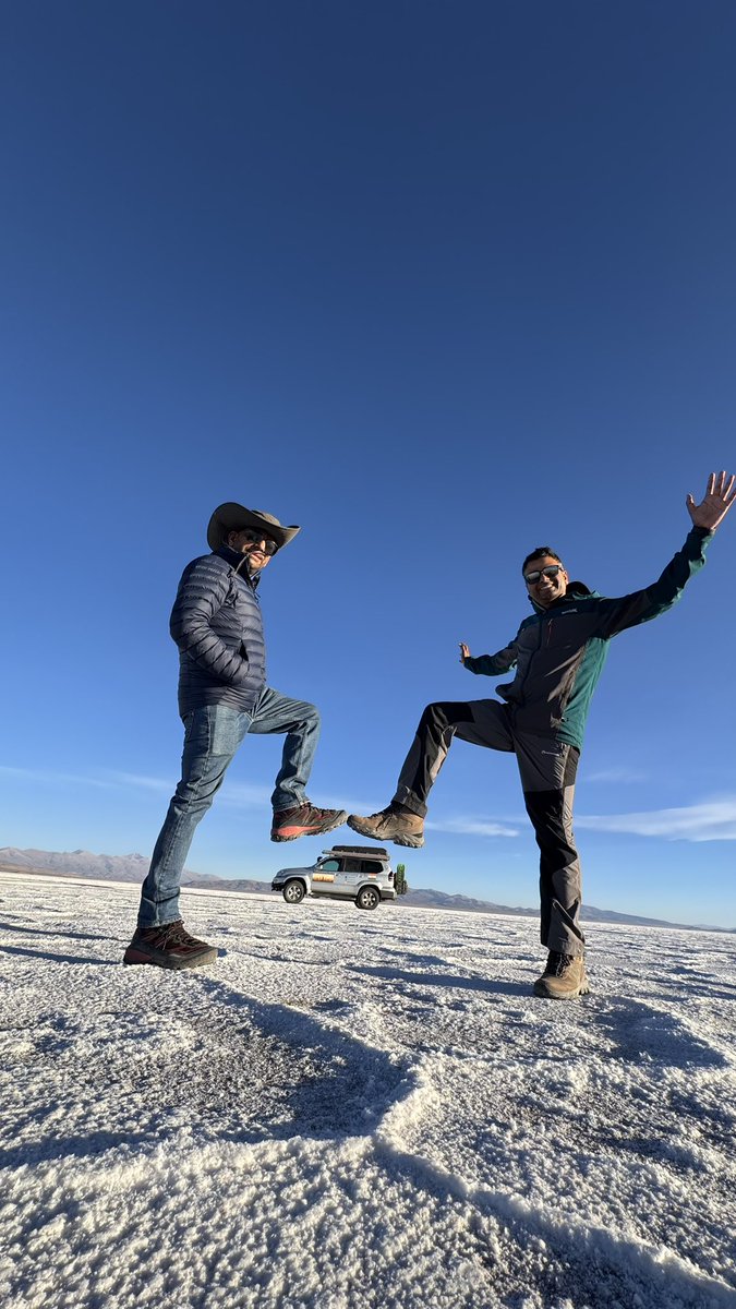 thlongdrivehome's tweet photo. Salinas Grande: Silly things that you should do when in Salt Flats :) https://t.co/549vcXtI9J