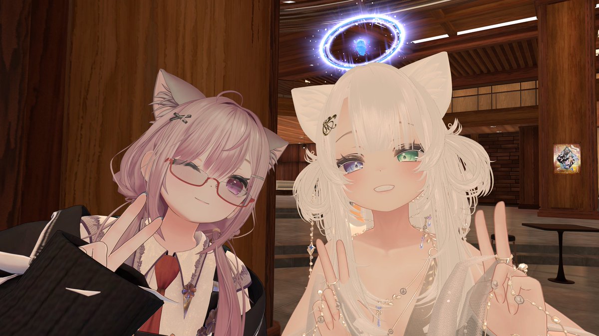 昨日は #morgana_vrc でしたฅ(>ω<*ฅ)ﾆｬ あっという間に時間が 過ぎ