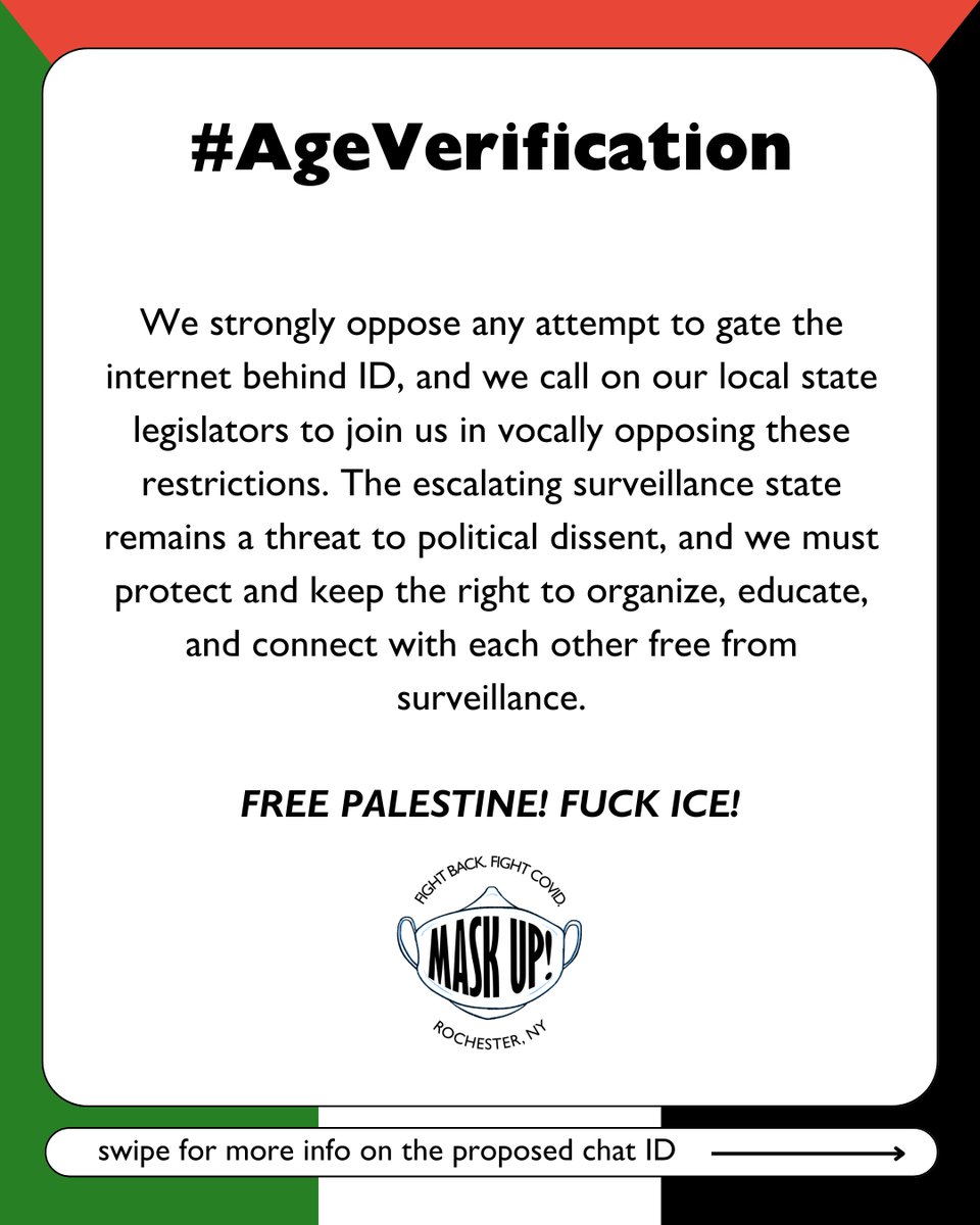 MaskUpRochester's tweet photo. Get your calls in and/or disrupt ASAP! They're trying to sneak this through the budget behind closed doors, but it has NOT passed yet. Phone numbers in comments #AgeVerification #SurveillanceCapitalism https://t.co/7P95PUXyoY