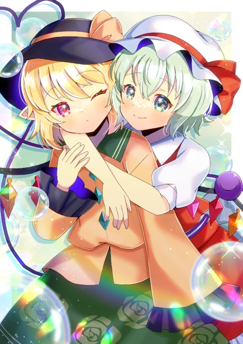 5月14日と言えばこいしちゃんの日! (※フランとの衣装交換イラスト) #5月14日はこいしの日 #東方Project