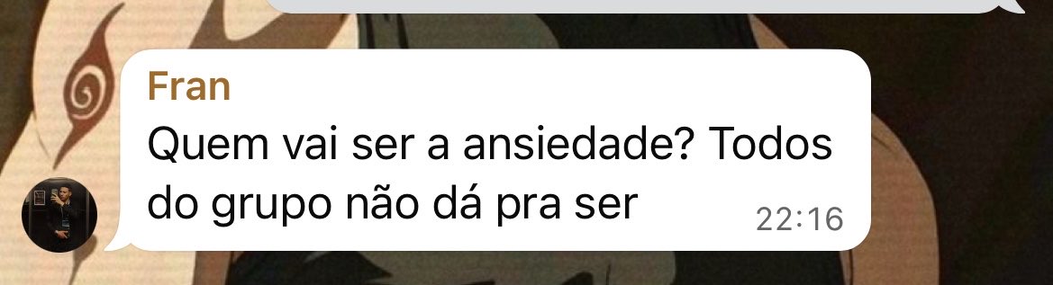 Tema do grupo: divertidamente
Debate: quem seria qual emoção?
Resultado: