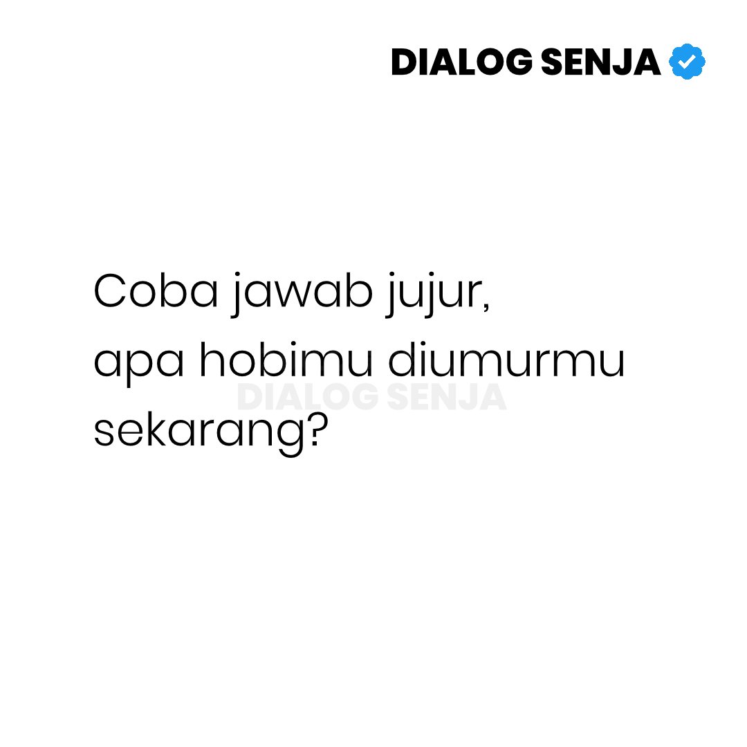 Dialog Senja tweet media