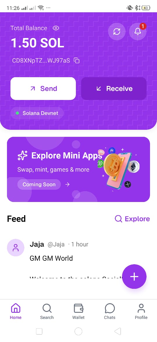 jajak5242's tweet photo. Building SolApp for the @colosseum Frontier Hackathon!
Aiming to launch one of @solana  first SocialFi platforms — fast, on-chain, and built for real user ownership.
Excited to show how SocialFi can push the Solana ecosystem forward. 🚀 https://t.co/EHnxB08wY2