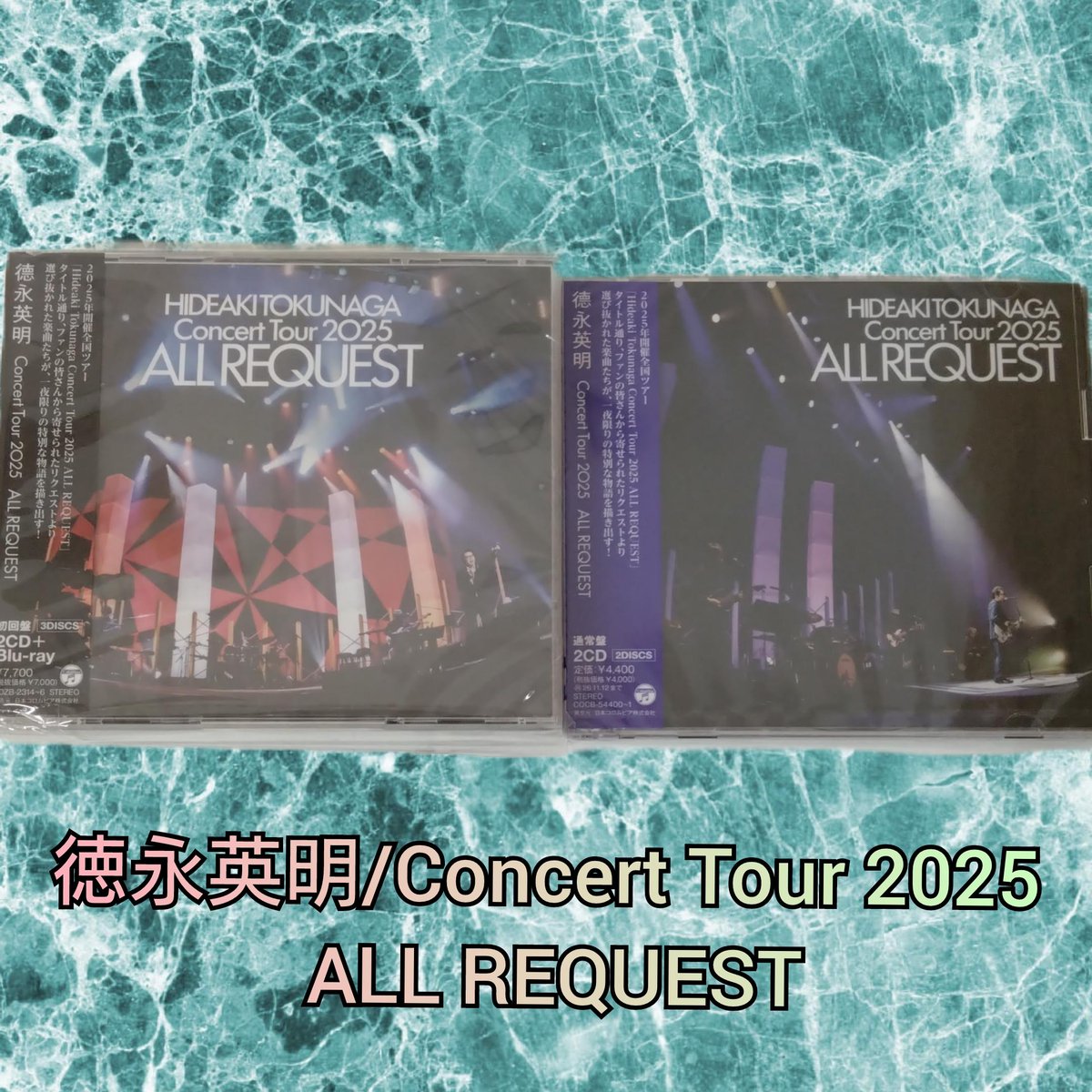 本日発売！】 #徳永英明 の全国ツアー「ALL REQUEST」の完全CD化 