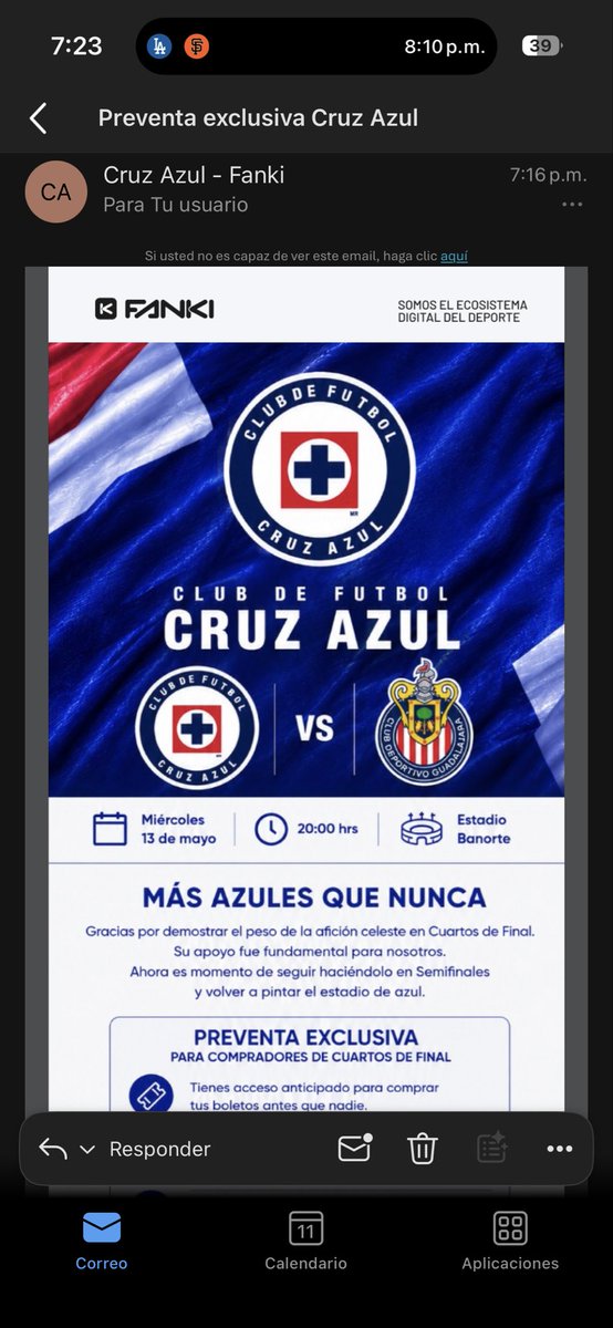 dnl_lj's tweet photo. @toniomoronio Me llegó pero no me deja entrar a la preventa https://t.co/3hN0jjqDK5
