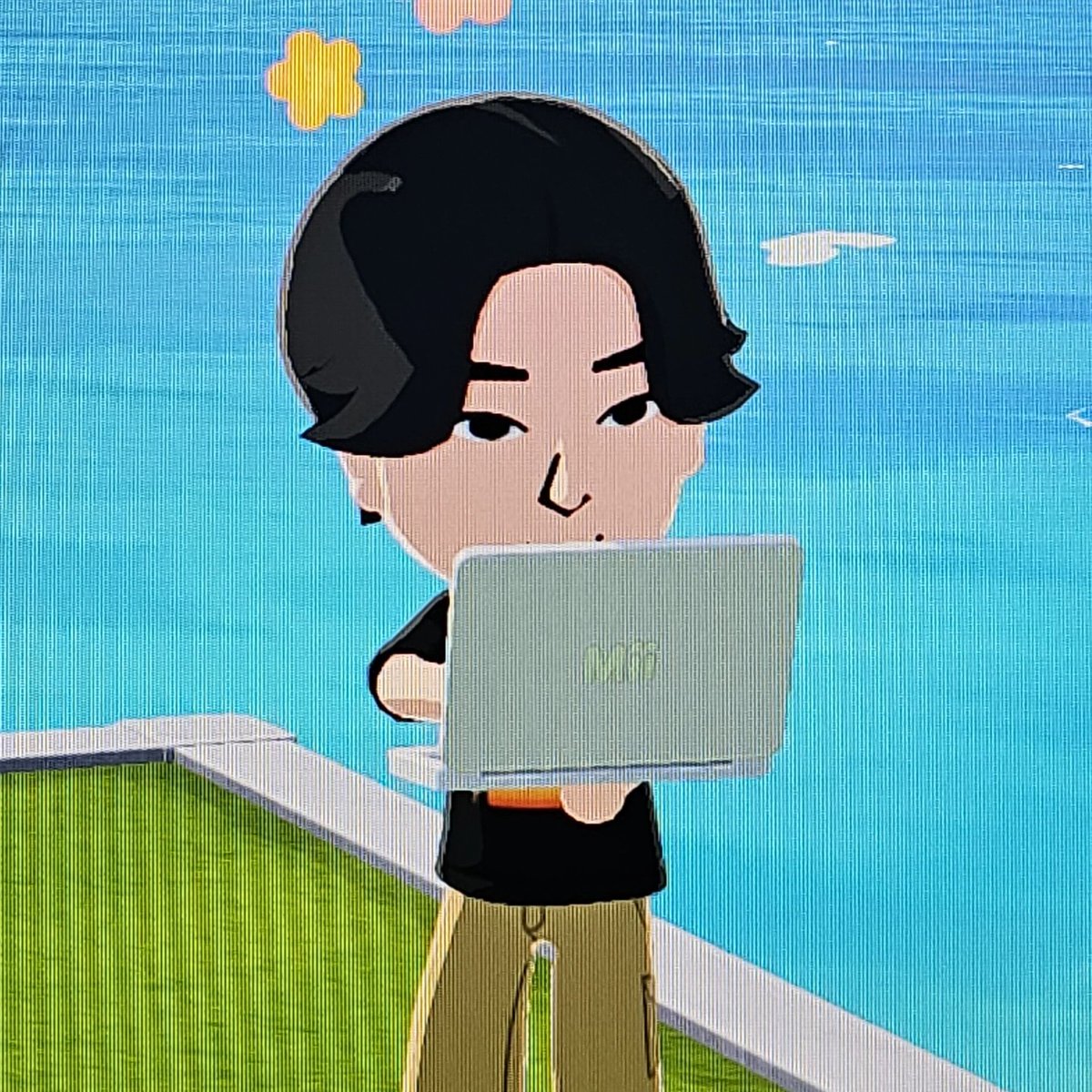 PLEI0N's tweet photo. he's so cute i'm crying 🥹 tomodachi life is too peak https://t.co/V5rgGc2IDj