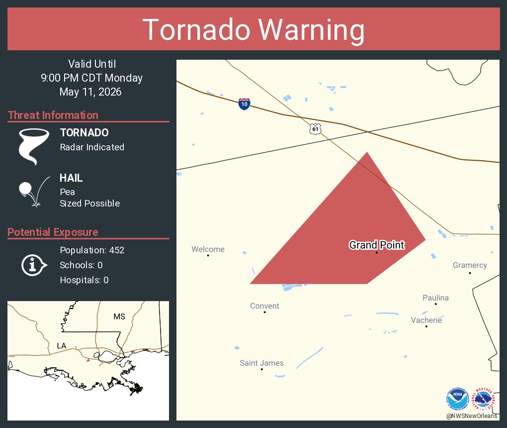 NWS Tornado tweet media