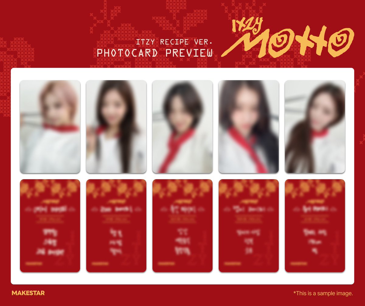 🤍🤍🤍 ITZY [Motto] 🤍🤍🤍 ▷MAKESTAR ・ITZY レシピver. ・MZ世代